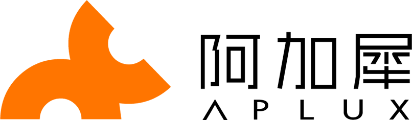 Aplux logo_阿加犀智能科技-橙黑